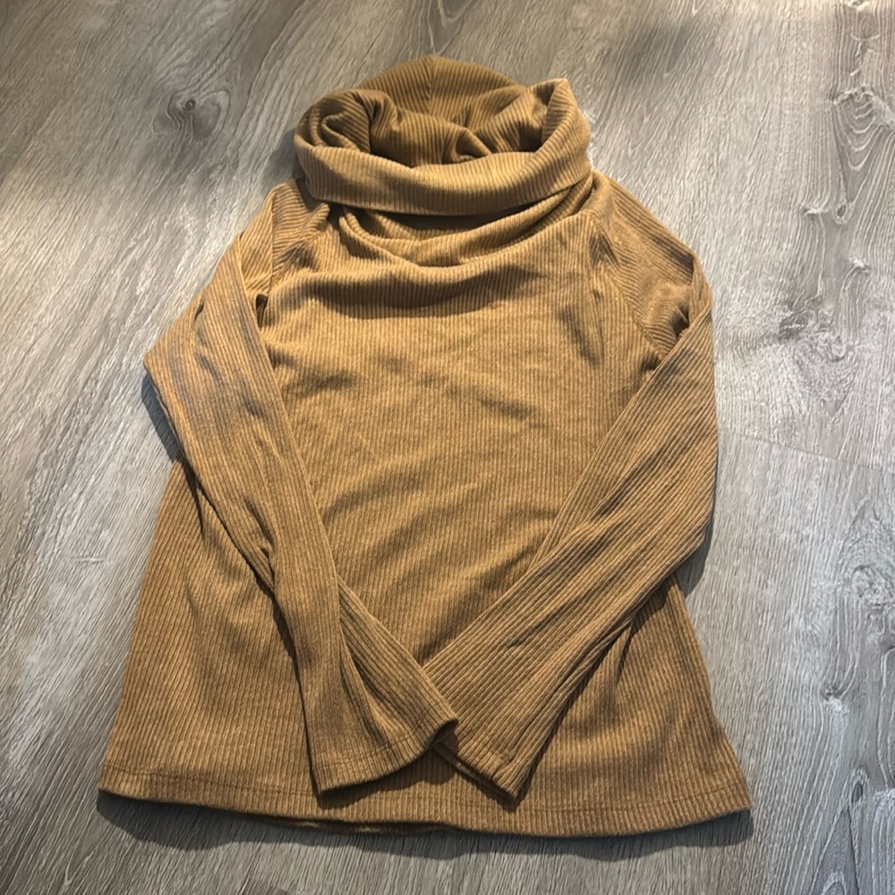 Long sleeve turtleneck. Light weight.